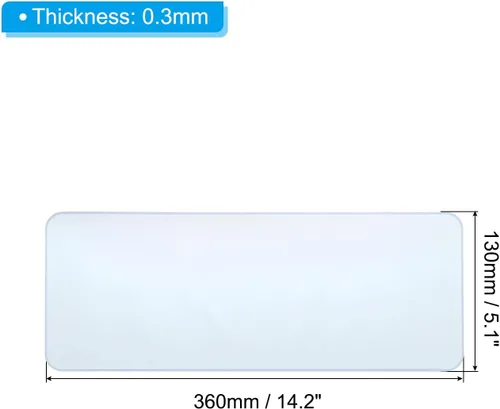 Miniatura 2 de PATIKIL Protector universal de teclado de silicona para portátil de 15.6 a 17.3 pulgadas, 14.2 x 5.1 pulgadas, cubierta de teclado ultradelgada Azul