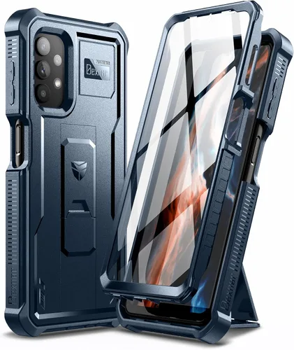 Miniatura 9 de Dexnor Funda para Samsung Galaxy A32 5G, [Protector de pantalla y soporte integrados] Protección de grado militar resistente a prueba de golpes