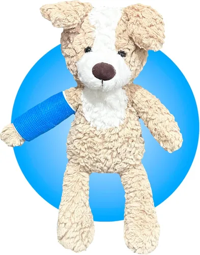 Miniatura 2 de Regalo de brazo roto/pierna para niños, elige el color y la ubicación del molde - 20 animales de peluche diferentes de 14 pulgadas con moldes
