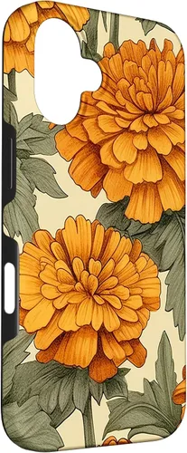 Miniatura 3 de Watercolor Marigold Flower Case for iPhone 16