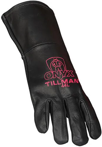Miniatura 2 de Tillman Guantes de soldadura TIG de piel de cabrito de grano superior grande, 44 L, color negro