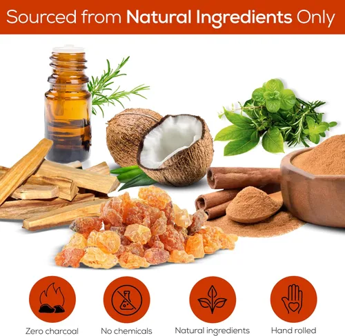 Miniatura 4 de Varillas de incienso aromático Satya Frankincense 180 g (15 g x 12 paquetes) de Satya Sai Baba Nag Champa y paquete de soporte de varillas