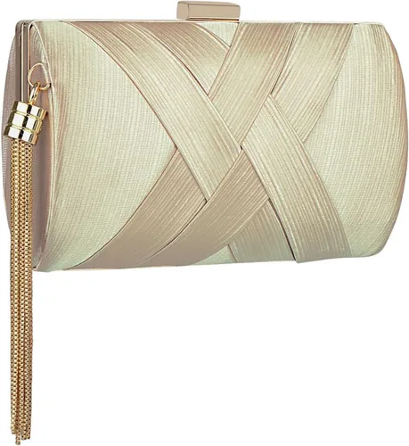 Miniatura 2 de Elegante bolso de noche con borlas para mujer, bolso de mano para novia, boda, graduación, noche, fiesta