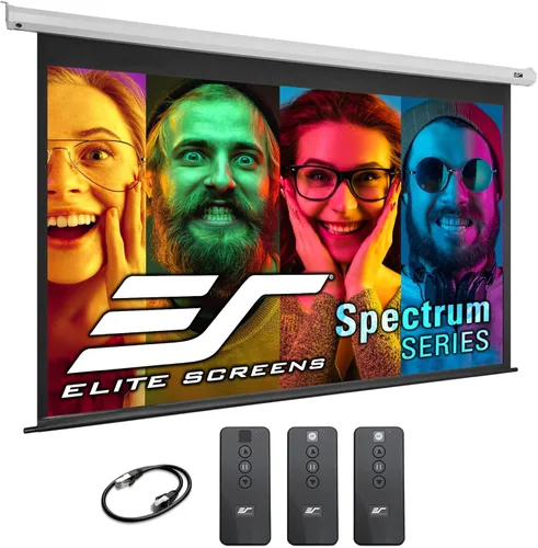 Miniatura 16 de Pantalla de proyector Elite Screens Spectrum RC1 Remote, 180 pulgadas Diag 16:9, pantalla de proyección motorizada para cine en casa 4K/8K Ultra HD