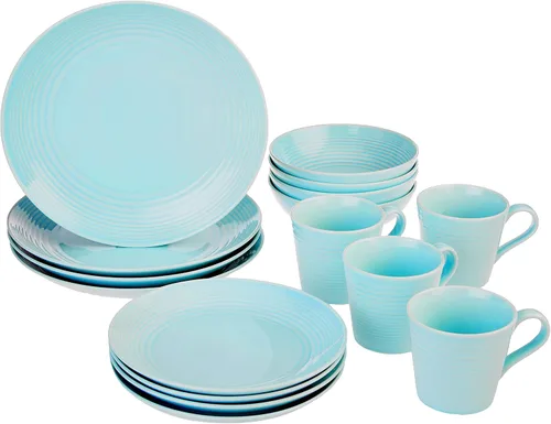 Miniatura 10 de Royal Doulton Exclusivo para Gordon Ramsay Maze - Juego de vajilla blanca de 16 piezas Blanco