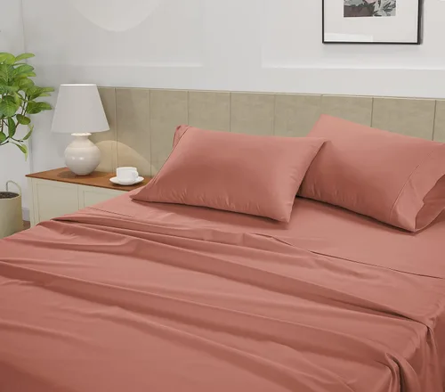 Miniatura 3 de Lane Linen - Sábanas tamaño Queen, 450 hilos, 100% algodón, refrescantes, suaves y transpirables, sábana bajera de bolsillo profundo, 4 piezas, 07