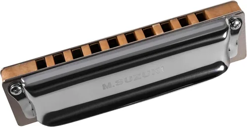 Miniatura 7 de SUZUKI Armónica, Plata M20 Manji 10-Hole C