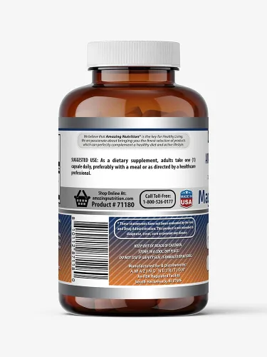 Miniatura 4 de Amazing Formulas Suplemento de óxido de magnesio de 500 mg Sin OMG Sin gluten Fabricado en Estados Unidos (360 unidades)