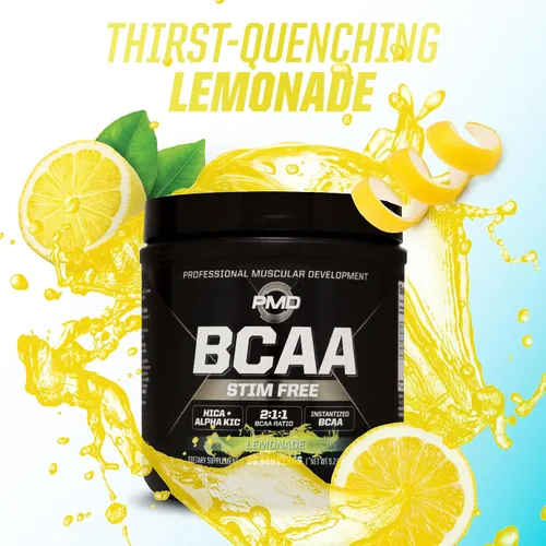 Miniatura 7 de PMD Sports BCAA - Aminoácidos sin estimulación – Mejor rendimiento de entrenamiento, recuperación mejorada, energía diaria, constructor muscular