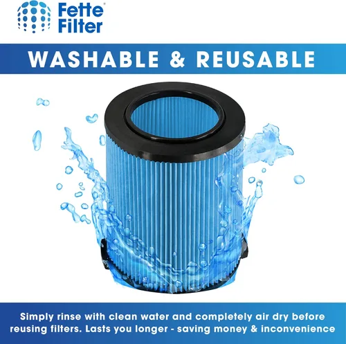 Miniatura 5 de Fette Filter - Filtro de repuesto VF5000 para filtro de reemplazo de polvo fino de 3 capas para RIDGID 5 galones y más grande Wet Dry Vac WD1450
