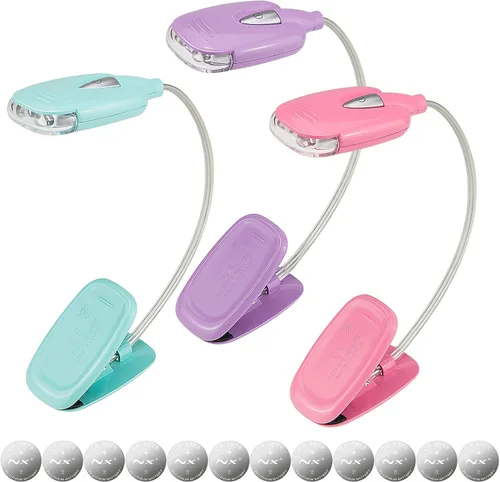 LUXSWAY Luz de libro para leer por la noche en la cama, marcapáginas para niños, clip de cama, luces de libro para niños, lámpara de lectura LED