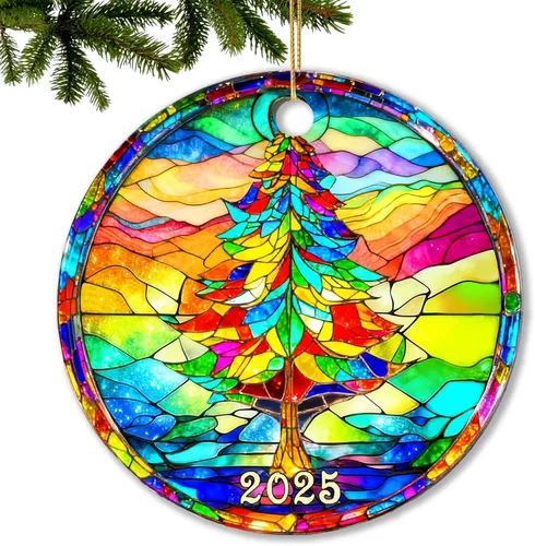 Miniatura 17 de Adorno de primera Navidad juntos 2025 para parejas, nuestra primera Navidad para él, ella, novio, novia, pareja casada, primer adorno de Navidad