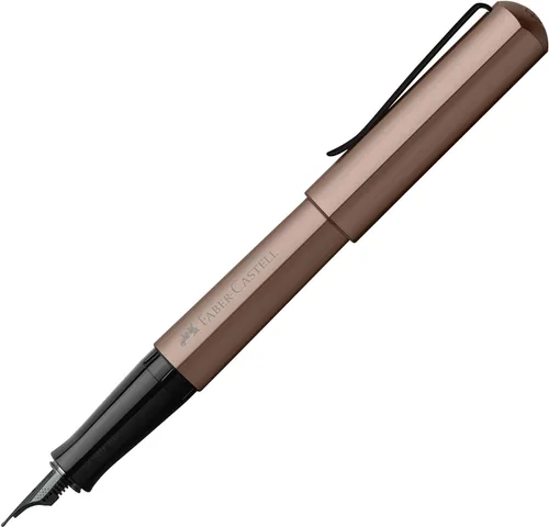 Miniatura 6 de Faber-Castell HEXO - Pluma estilográfica, negro mate, extrafina: moderna pluma estilográfica con punta extra fina de acero inoxidable negro, agarre