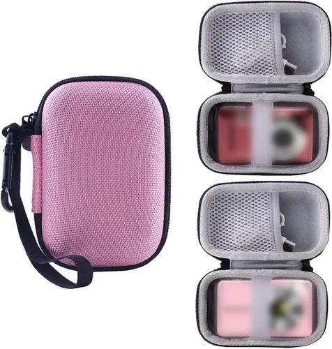 Funda para cámara digital Lecran/Kodak PIXPRO Friendly Zoom FZ55/FZ53/FZ43/FZ45 y más marcas para cámara infantil (rosa)