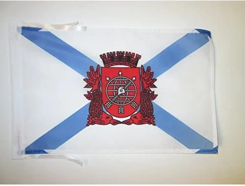 Miniatura 1017 de Bandera de México AZ FLAG, 45.7 x 30.5 cm, con cordones - Pequeñas banderas mexicanas de 30 x 45 cm - Bandera de 45.7 x 30.5 cm