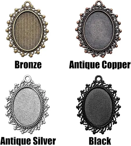 Miniatura 6 de AILIN Borla de graduación personalizada 2024 Oval Antique Photo Charm Clase de 2023 Regalos universitarios para él y ella, Metal, No es una piedra