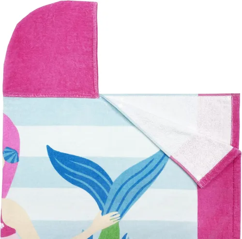 Miniatura 24 de Toallas de baño para niños, toallas para niños y niñas con capucha para playa, baño, piscina, toallas de natación de 30 × 50 PULGADAS de gran Alce