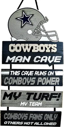 Miniatura 14 de NFL Team Logo Mancave Man Cave Hanging Wall Sign