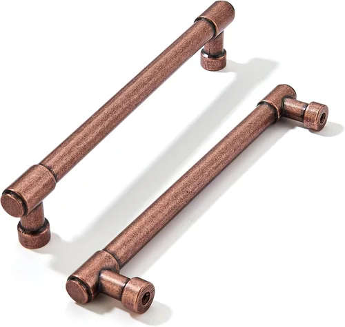 Miniatura 114 de khtumeware - Juego de 2 tiradores grandes para gabinete, diámetro 1-3/4 pulgadas, zinc resistente, para cajones, puertas y tocadores, color latón