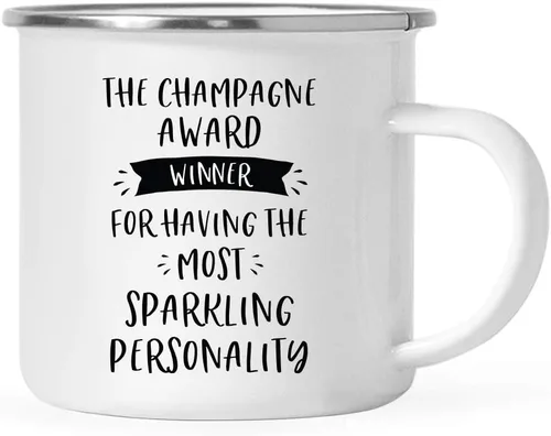 Miniatura 17 de Andaz Press Taza de café de acero inoxidable de 11 onzas con diseño de fogata, regalo divertido para compañero de trabajo, ganador del premio