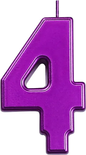 Miniatura 197 de DERVENTA Velas de cumpleaños con números grandes, 3D, color rosa, 3.7 pulgadas, decoración para tartas de fiesta, 1 pieza (número 3 rosa)