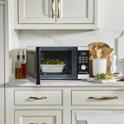Miniatura 3 de Panasonic Horno de microondas, 1,3 pies cúbicos 1100W de encimera con sensor Genius de cocción y descongelamiento automático - NN-SD67LS