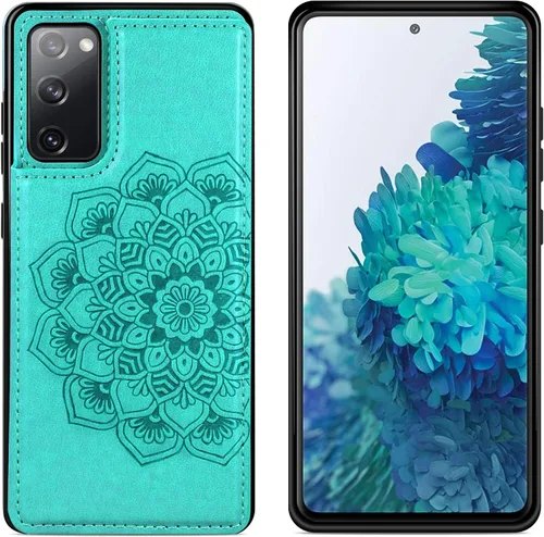 Miniatura 7 de COOYA Funda para Samsung Galaxy S20 FE 5G - Funda tipo cartera con tarjetero, piel sintética de alta calidad, cierre magnético, funda protectora