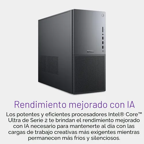 Miniatura 3 de Dell Tower Plus Desktop EBT2250 - Procesador Intel Core Ultra 9-285, RAM DDR5 de 32 GB, SSD de 2 TB, NVIDIA GeForce RTX 5070 12GB GDDR7, Intel Wi-Fi