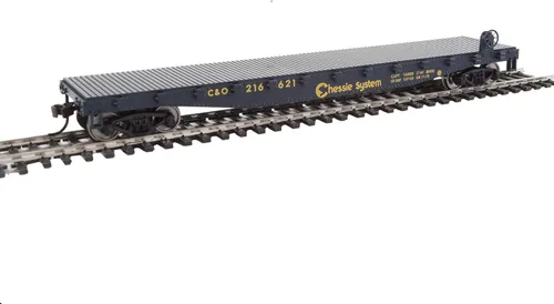 Miniatura 3 de Walthers Trainline Vagón Plano - Listo para Usar - Burlington Northern 931-1601 Modelo de Ferrocarril a Escala HO - Modelo de Carga
