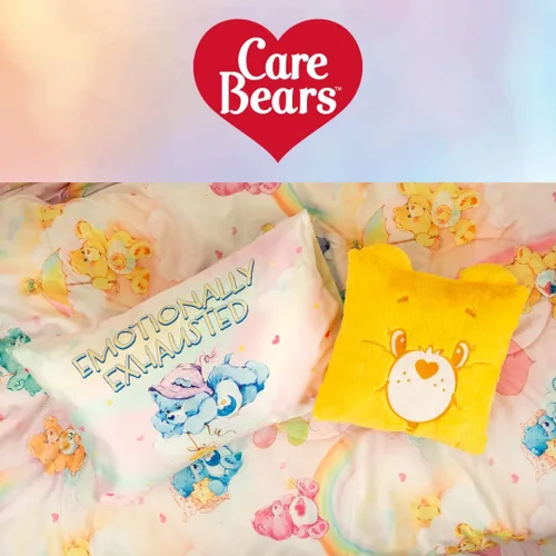 Miniatura 7 de Juego de ropa de cama clásico retro arcoíris de los Cariñositos, 7 piezas, edredón y sábanas supersuaves con funda de almohada, tamaño matrimonial