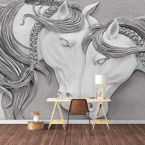 Miniatura 33 de Signford. - Mural de pared, diseño de mundo de nieve, tapiz removible, adhesivos de pared para dormitorio, sala de estar.
