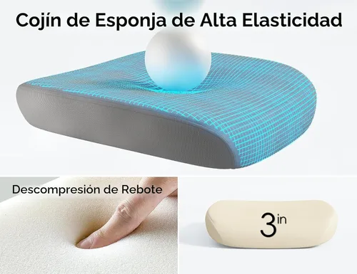 Miniatura 6 de TRALT Silla de oficina ergonómica, cómoda silla de escritorio con soporte trasero, sillas de escritorio de oficina en casa, silla de computadora