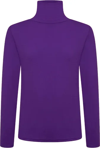 Loxdonz Girls Long Sleeve Turtleneck Tee Shirt Kids Casual High Neck Tops T-Shirts Youth Size 3-14