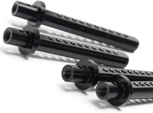 Miniatura 3 de 4 soportes de poste de cuerpo de aluminio para 1/10 RC Crawler Axial SCX10 (negro)