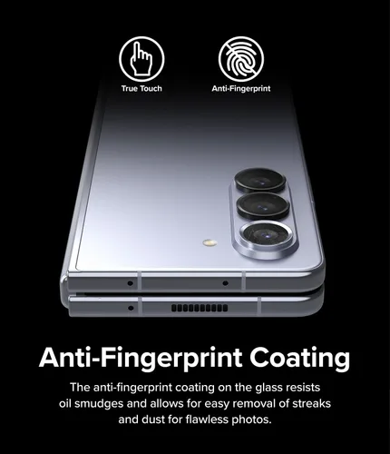 Miniatura 9 de Ringke Marco de lente de cámara compatible con Samsung Galaxy Z Fold 5, protector de lente de cámara, cubiertas de vidrio templado y marcos