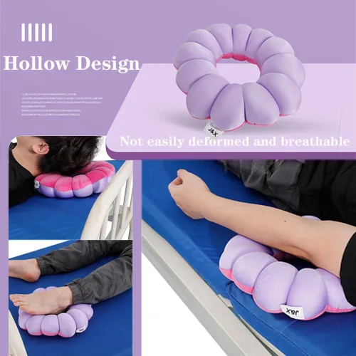 Miniatura 4 de Cojín anti escaras por escara, almohada de elevación de codo roto, almohada de tobillo para alivio de presión de manos y pies, codo, tobillo, Azul