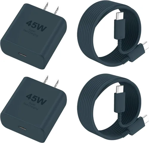 Miniatura 16 de Cargador para iPhone 17 16 Pro Max de carga rápida, 45W USB C Cargador súper rápido bloque con cable de carga tipo C de 3.05m para iPhone 17 Pro