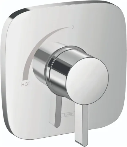 Miniatura 5 de hansgrohe Ecostat E 15718821 - Moderna válvula de ducha con equilibrio de presión en níquel cepillado