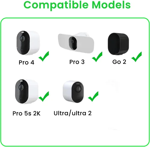 Miniatura 2 de Newding Cargador de panel solar de 6 V compatible con Arlo Go 2/Pro 3/5S 2K/Pro 4/Ultra 2/Ultra Spotlight, reemplazo para paneles solares VMA5600