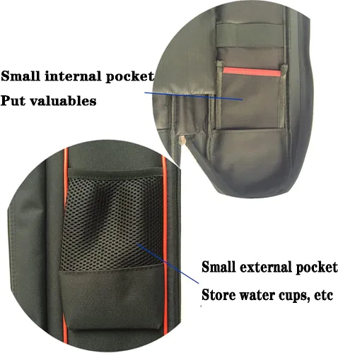 Miniatura 5 de Taichi - Bolsa de transporte de espada de doble capa, estuche de transporte de espada para artes marciales, bolsa de hombro de espada (doble capa)