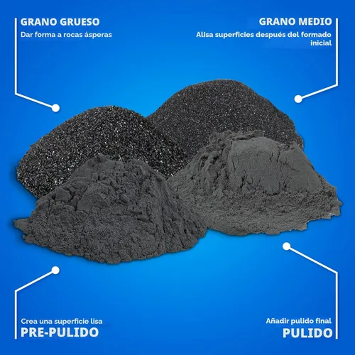 Miniatura 2 de Recambio National Geographic de arena para pulidor de rocas, funciona con National Geographic, lortone, thumler y más