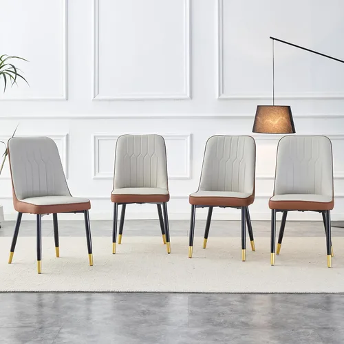 Sillas De Comedor Juego de 4 Sillas De Comedor Sillas De Comedor - Juego de 4 Sillas De Comedor Sillas De Comedor Sillas De Comedor Sillas De Gris