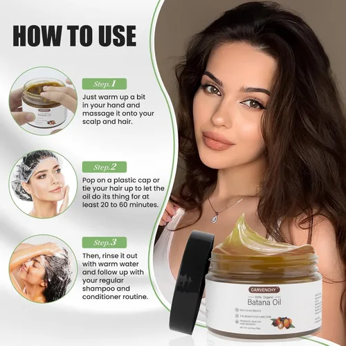 Miniatura 4 de SOVONCARE Aceite de batana crudo para el crecimiento natural del cabello Dr. Sebi orgánico de Honduras, aceite de batana 100 % puro que promueve
