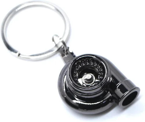 Miniatura 9 de GT/ Rotors Turbo llavero de metal giratorio turbocompresor automotriz mini pieza de coche llavero llavero