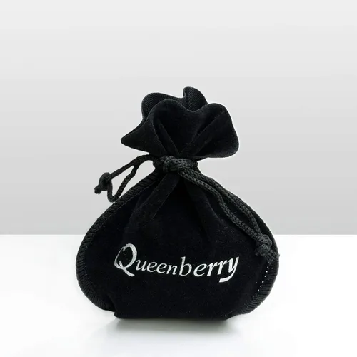 Miniatura 4 de Queenberry Llavero con colgante de etiqueta de perro grabado personalizado azulnegro, Metal