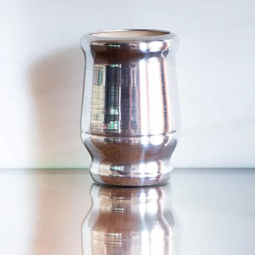 Miniatura 3 de Circle of Drink - Lexa Cup Yerba Mate Kit con Nativa Beso Bombilla (pajilla filtrada) - Taza mate de madera - Encastrada en metal - Estuche