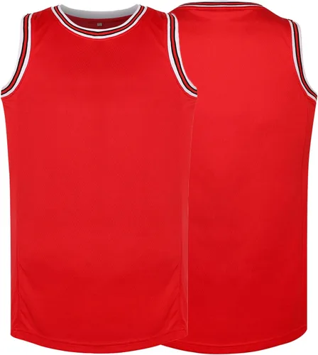 Camiseta de baloncesto en blanco para hombre, de malla deportiva, para práctica deportiva, camiseta de hip hop de los años 90