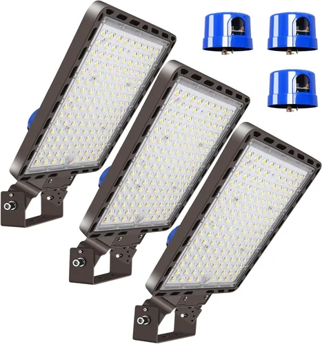 Miniatura 11 de ledmo Luces LED para Estacionamiento de 200W, 5000K, Luces de Poste Tipo Caja para Calles, Impermeables, 26000LM, Súper Brillantes, de Anochecer a