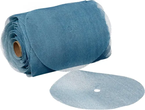 Miniatura 13 de 3M Rollo de disco Blue Net 36450, 3 pulgadas, grado 120+, paquete de 100, el mejor en su clase, prácticamente libre de polvo, rollo de hoja abrasiva