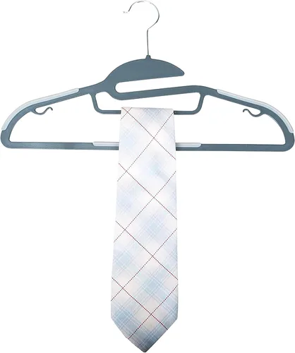 Miniatura 8 de Simplify Paquete de 24 ganchos definitivos Protector de collar en forma de S Ultrafino Antideslizante Barra de accesorios Cinturones